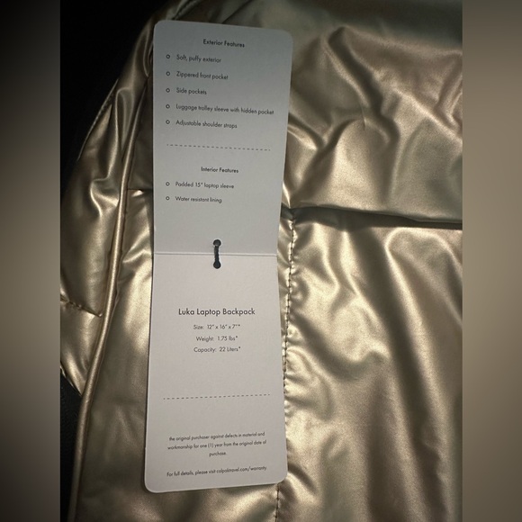 Calpack Tan Backpack - Picture 7 of 7